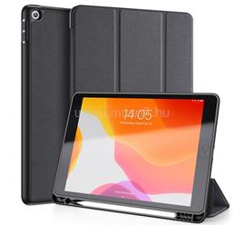 DUX DUCIS IPAD 10.2 (2021) / 10.2 (2020) / 10.2 (2019) DOMO tok álló, bőr hatású aktív FLIP, ceruza tartó, FEKETE GP-91042 small