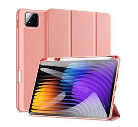 DUX DUCIS Xiaomi Pad 8 Pro / Pad 8 / Pad 7 Pro DOMO tok álló, bőr hatású aktív FLIP, ceruza tartó, RÓZSASZÍN GP-168145 small