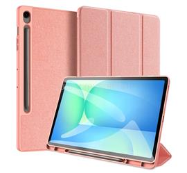 DUX DUCIS Samsung Tab S10 FE Plus WIFI DOMO tok álló, bőr hatású aktív FLIP, ceruza tartó, RÓZSASZÍN GP-169344 small
