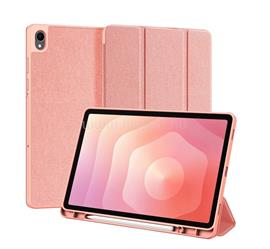 DUX DUCIS Samsung Tab S11 5G / Tab S11 WIFI DOMO tok álló, bőr hatású aktív FLIP, ceruza tartó, RÓZSASZÍN GP-176834 small