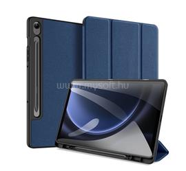 DUX DUCIS Samsung Tab S9 FE Plus LTE DOMO tok álló, bőr hatású aktív FLIP, ceruza tartó, SÖTÉTKÉK GP-150497 small