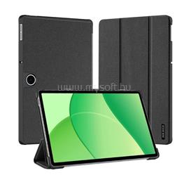DUX DUCIS OnePlus Pad Lite DOMO tok álló, bőr hatású aktív FLIP, textil minta, FEKETE GP-183473 small