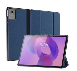 DUX DUCIS Lenovo Idea Tab / Idea Tab DOMO tok álló, bőr hatású aktív FLIP, textil minta, SÖTÉTKÉK GP-179079 small