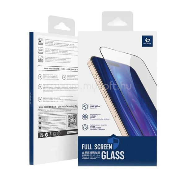 DUX DUCIS Samsung S26 DUX DUCIS képernyővédő üveg 2.5D, 9H, FEKETE