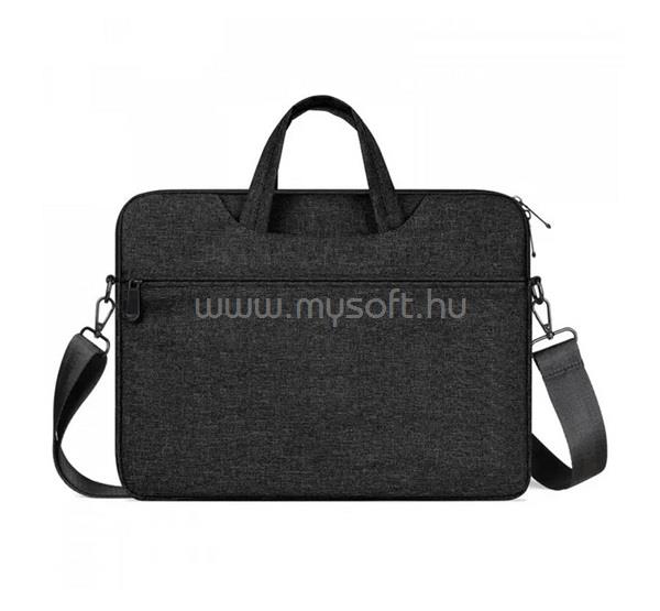 DUX DUCIS LBJB tok fekvő, textil LAPTOP/NOTEBOOK/TABLET univerzális, 14-15.4" méret, FEKETE
