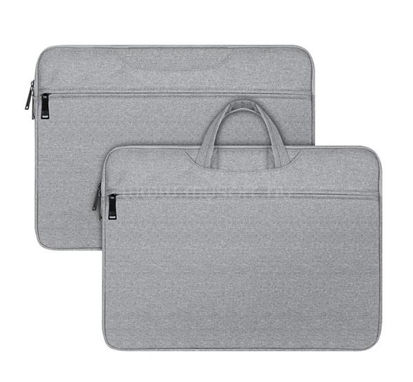 DUX DUCIS DUX DUCIS LBTC kézitáska álló LAPTOP/NOTEBOOK/TABLET univerzális, 14-15.4" méret, VILÁGOSSZÜRKE