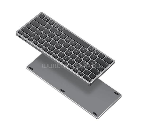 DUX DUCIS DUX DUCIS LK bluetooth billentyűzet univerzális, alumínium, FEKETE