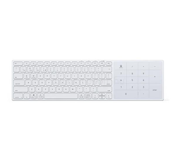 DUX DUCIS DUX DUCIS LK PRO bluetooth billentyűzet univerzális, touch pad, FEHÉR