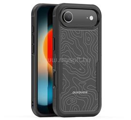 DUX DUCIS iPhone Air DUX DUCIS SHLD defender szilikon telefonvédő erős ütésállóság, terep minta, FEKETE GP-178371 small