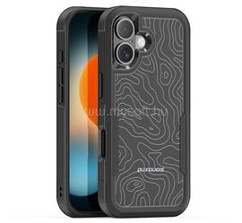 DUX DUCIS iPhone 17 DUX DUCIS SHLD defender szilikon telefonvédő erős ütésállóság, terep minta, FEKETE GP-178372 small