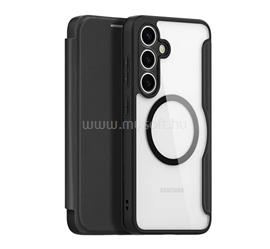 DUX DUCIS Samsung S25 Plus SKIN X PRO tok álló, bőr hatású FLIP, MagSafe, FEKETE GP-164925 small