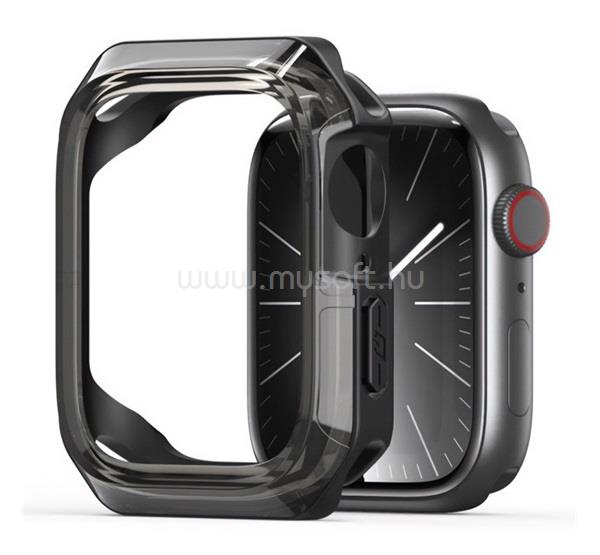 DUX DUCIS Apple Watch Series 11 42mm / 10 42mm TAMO szilikon keret BUMPER, ütésállóság, FEKETE