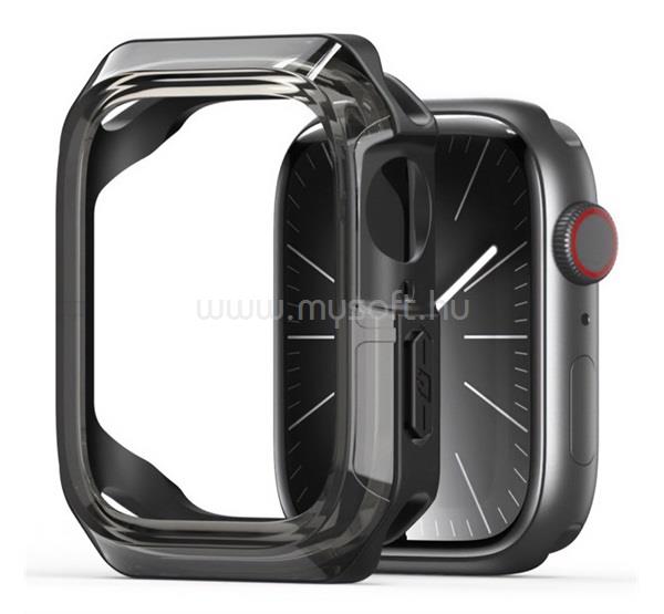DUX DUCIS Apple Watch Series 11 46mm / 10 46mm TAMO szilikon keret BUMPER, ütésállóság, FEKETE