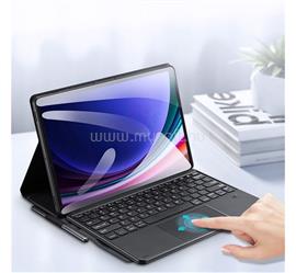 DUX DUCIS Samsung Tab S10 FE Plus WIFI TK bluetooth billentyűzet + touch pad asztali tartó, ceruza tartó, FEKETE GP-171894 small