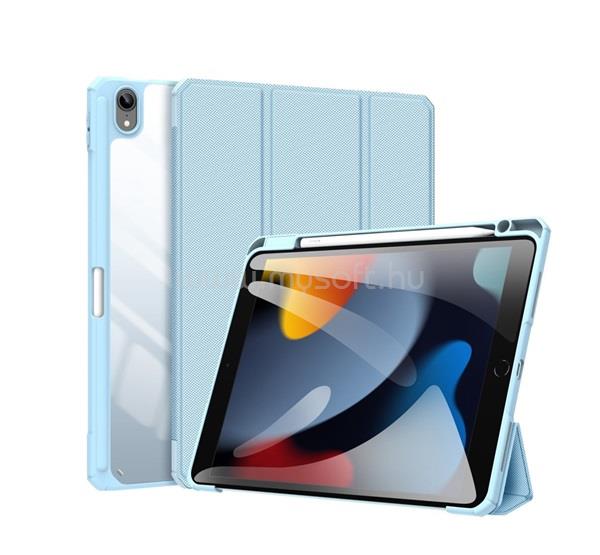 DUX DUCIS IPAD 11 (2025) / 10.9 (2022) TOBY tok álló, bőr hatású aktív FLIP, ceruza tartó, VILÁGOSKÉK