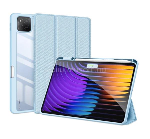 DUX DUCIS Xiaomi Pad 8 Pro / Pad 8 / Pad 7 Pro DUX DUCIS TOBY tok álló, bőr hatású aktív FLIP, ceruza tartó, VILÁGOSKÉK