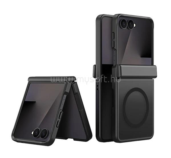 DUX DUCIS Samsung Z Flip8 DUX DUCIS YIND szilikon telefonvédő ütésállóság, MagSafe, FEKETE