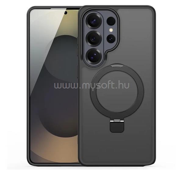 DUX DUCIS Samsung S26 Ultra DUX DUCIS YIND szilikon telefonvédő ütésállóság, kitámasztó, FEKETE