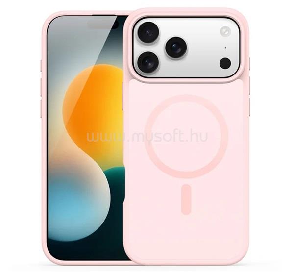 DUX DUCIS iPhone 18 Pro / 17 Pro DUX DUCIS YIND szilikon telefonvédő ütésállóság, MagSafe, RÓZSASZÍN