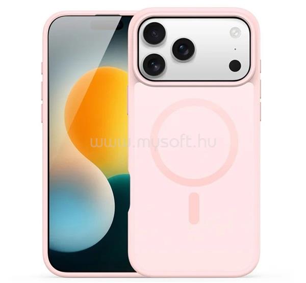 DUX DUCIS iPhone 18 Pro Max / 17 Pro Max DUX DUCIS YIND szilikon telefonvédő ütésállóság, MagSafe, RÓZSASZÍN