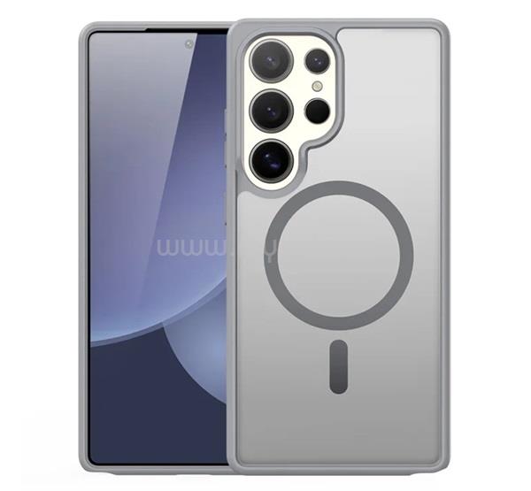 DUX DUCIS Samsung S25 Ultra YIND szilikon telefonvédő ütésállóság, MagSafe, VILÁGOSSZÜRKE