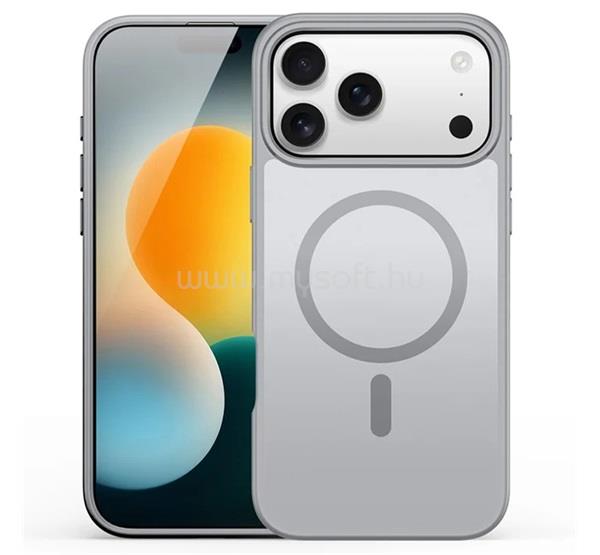 DUX DUCIS iPhone 18 Pro Max / 17 Pro Max DUX DUCIS YIND szilikon telefonvédő ütésállóság, MagSafe, VILÁGOSSZÜRKE