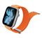 DUX DUCIS Apple Watch Series SE 3 44mm / Ultra 3 49mm YM szövet pótszíj egyedi méret, mágneses, NARANCSSÁRGA GP-183458 small