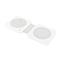 DVICED 2-in-1 foldable magnetic wireless charger - White DV230007 small