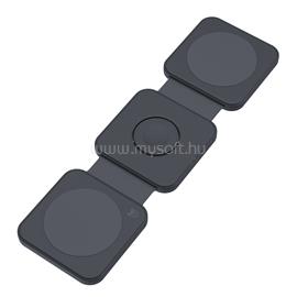DVICED 3-in-1 foldable magnetic wireless charger - Black DV230003 small