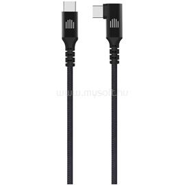DVICED Angled Braided cable USB-C to USB-C, 1,25m - Black DV120016 small