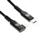 DVICED Angled Braided cable USB-C to USB-C, 1,25m - Black DV120016 small