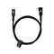 DVICED Angled Braided cable USB-C to USB-C, 1,25m - Black DV120016 small