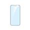 DVICED anti-blue light tempered glass screen protector edge to edge for iPhone 16 Plus with applicator DV520017 small