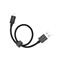 DVICED Cable USB-A to Lightning Nylon Textile 0,25m - Black DV120001 small