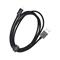 DVICED Cable USB-A to Lightning Nylon Textile 1,25m - Black DV120002 small