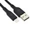 DVICED Cable USB-A to Lightning silicone 1,25m - Black DV110001 small