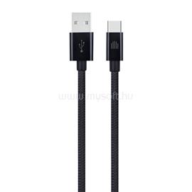 DVICED Cable USB-A to USB-C Nylon Textile 1,25m - Black DV120007 small