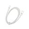 DVICED Cable USB-A to USB-C Nylon Textile 1,25m - White DV120008 small
