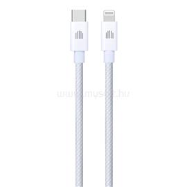 DVICED Cable USB-C to Lightning Nylon Textile 1,25m - White DV120006 small