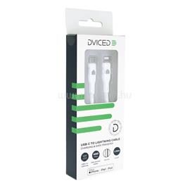 DVICED Cable USB-C to Lightning silicone 1,25m - White DV110004 small