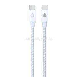 DVICED Cable USB-C to USB-C Nylon Textile 1,25m - White DV120011 small