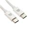 DVICED Cable USB-C to USB-C Nylon Textile 1,25m - White DV120011 small