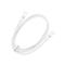 DVICED Cable USB-C to USB-C Nylon Textile 1,25m - White DV120011 small