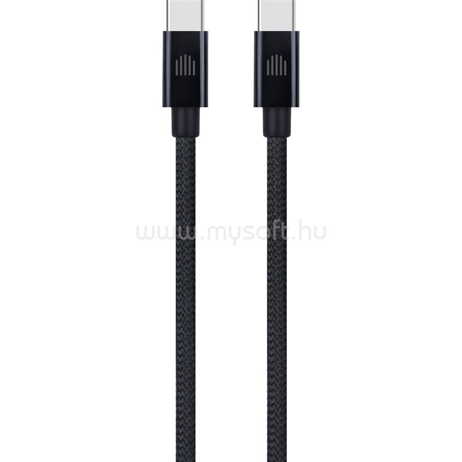 DVICED Cable USB-C to USB-C Nylon Textile 3m - Black