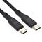 DVICED Cable USB-C to USB-C silicone 1,25m - Black DV110007 small