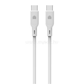 DVICED Cable USB-C to USB-C silicone 1,25m - White DV110008 small