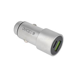 DVICED Car charger 1 USB-A, 1 USB-C - Metal DV250004 small