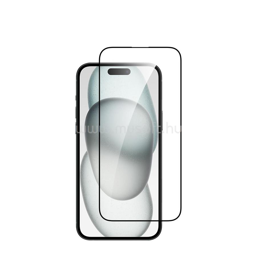 DVICED iPhone 15 silk print screen protector with applicator
