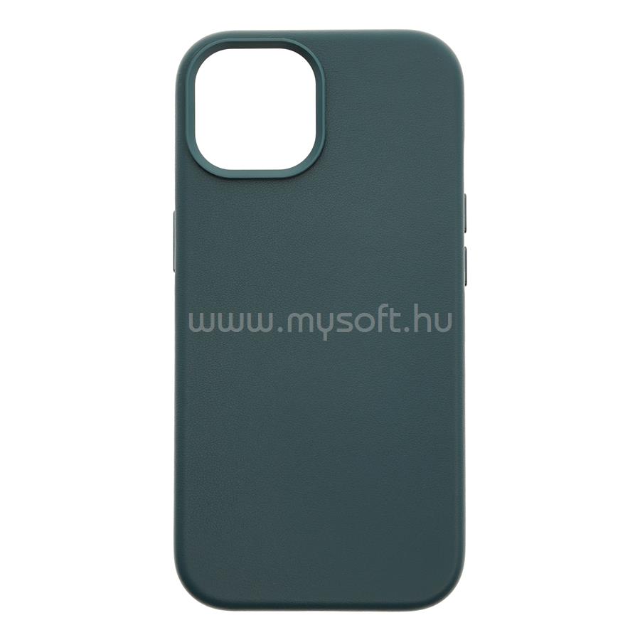 DVICED Leather case with magsafe for iPhone 15 - Blue