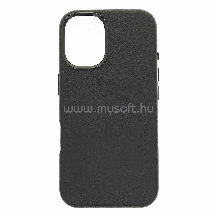 DVICED Leather case with magsafe for iPhone 16 - Black